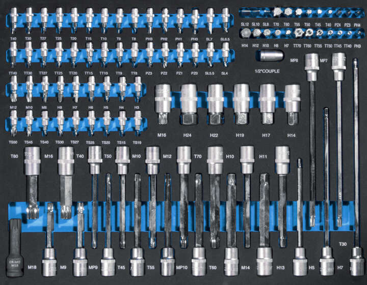 Güde Werkstattwagen GW7 Black Line 226-tlg.